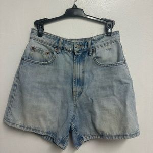 Zara highly waist denim shorts